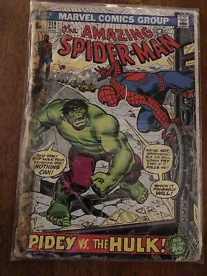 Buy Amazing Spider Man #119 - 1973 Marvel USA -   The Gentleman's Name Is... Hulk!  • 30.45£