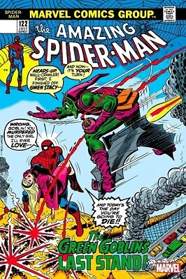Buy Amazing Spider-man #122 Facsimile Edition Romita Sr Marvel Comic 2023 NM • 2.65£