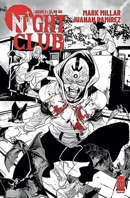 Buy Night Club #1 B Juanan Ramirez B&W Variant 1st Print Image Comics 2022 • 2.37£