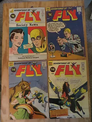 Buy Lot Of 4: Archie Adventure Series: Adventures Of The FLY 1960-62 • 30.75£