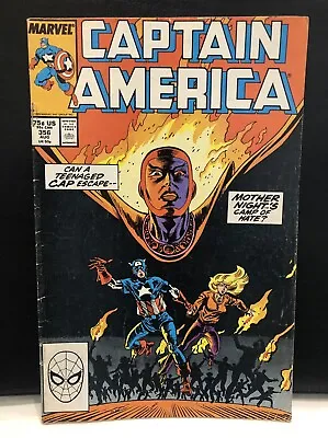 Buy Captain America #356 Comic , Marvel Comics  1st App Mother Night’ • 1.52£