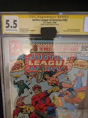 Buy Justice League Of America 183 Geaded At 5.5 Signed By Jim Starlin • 47.44£