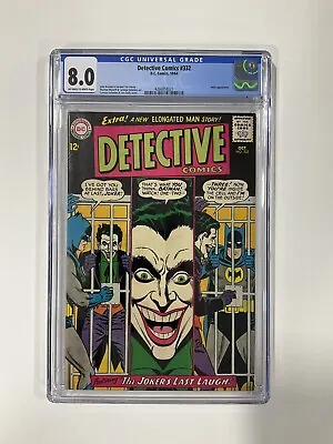 Buy Detective Comics 332 CGC 8.0 Off White To White 1964 DC Comics • 252.27£