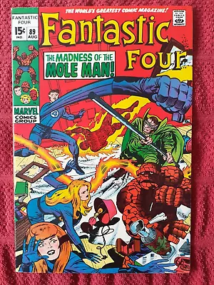 Buy Fantastic Four # 89    Cents    Aug 1969    8.0 / 8.5   (vfn / Vfn+) • 48£