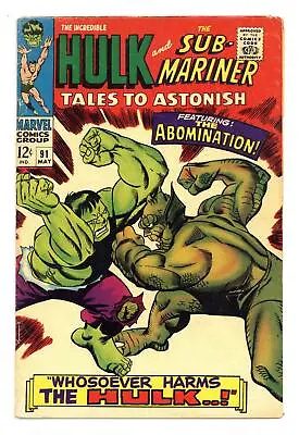 Buy Tales To Astonish #91 GD 2.0 1967 • 28.45£