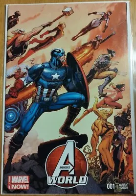 Buy Avengers World #1 Arthur Adams 1:75 Wrap Around Variant - NM Unread RARE 🔥🔥 • 15£