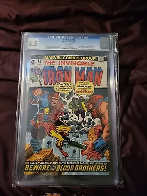 Buy Iron Man #55 - FIRST Appearance Of Thanos - CGC 6.5 - 1973 • 513.89£