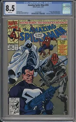 Buy The Amazing Spider-man #355 - Cgc 8.5 - Punisher - Moon Knight • 39.52£