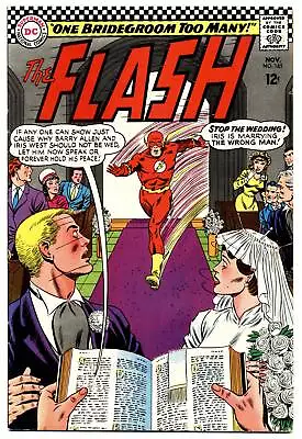 Buy FLASH #165 VG/F, Barry Allen Weds Iris West, DC Comics 1966 • 23.83£
