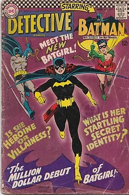 Buy Detective Comics #359 Jan 1967 Good 2.0 1st Appearance And Origin Of Batgirl • 350£