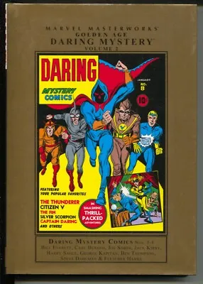 Buy Marvel Masterworks Golden Age Daring Mystery-Bill Everett-Vol 2--2010-HC-VG/FN • 36.26£