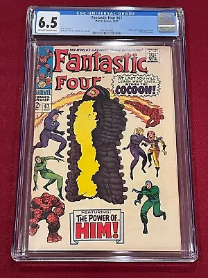 Buy Fantastic Four #67 CGC 6.5 Off White - White 1967 First HIM Marvel Adam Warlock • 118.59£