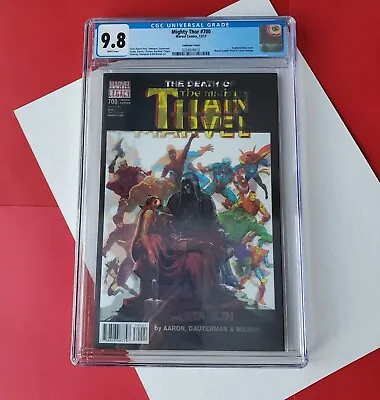 Buy Mighty Thor #700 CGC 9.8  Lenticular Variant Cover Swipe 'Death Of Mighty Thor' • 39.43£