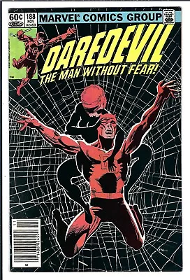 Buy Daredevil #188 Fn/vf 1982 Newsstand :) • 5.59£