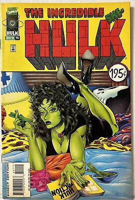 Buy Incredible Hulk #441 (1996) Pulp Fiction Homage Cover  She-Hulk *VF+* • 27.66£