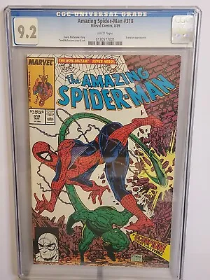 Buy Amazing Spider-Man #318 CGC 9.2 SCORPION! Todd McFarland Cover & Art • 28.14£