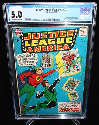Buy Justice League Of America #22 (CGC 5.0) JSA Crossover - 1963 • 95.85£