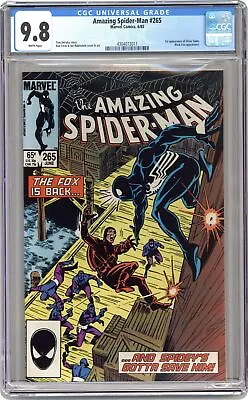 Buy Amazing Spider-Man #265 1st Printing CGC 9.8 1985 4304073011 1st Silver Sable • 218.95£