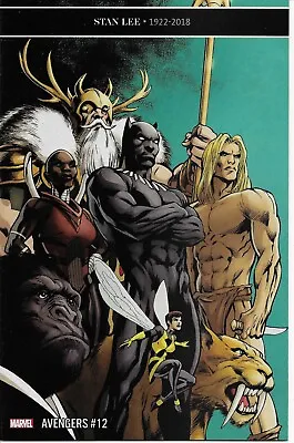 Buy Avengers #12 Stan Lee Tribute Marvel Comics (2018 8th Series) NM+ • 4.99£