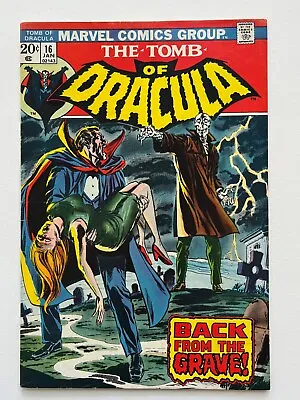 Buy Tomb Of Dracula #16 (1974) Doctor Sun, Art By Gene Colan And Tom Palmer • 19.76£