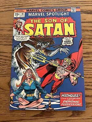 Buy Marvel Spotlight # 18 (Marvel 1974) Son Of Satan, 1st Appearance Of Allatou! VF- • 11.18£