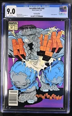 Buy Incredible Hulk #345 CGC 9.0 Newsstand • 94.47£