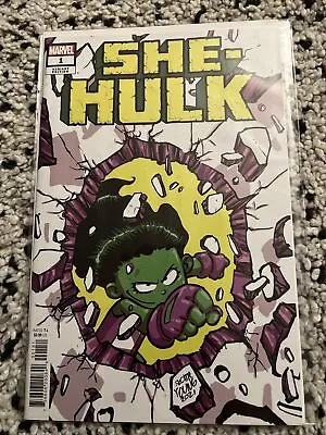 Buy Marvel Comic : She-Hulk #1 (2021) Skottie Young Variant Cover • 8£