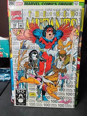 Buy New Mutants #100 - Marvel Comics - 1983 - 1st & 2nd Print 2 Book Lot • 1.99£