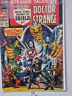 Buy Strange Tales  # 161 VG+ ( 1968) Doctor Strange, Nick Fury, Captain America, • 29.73£