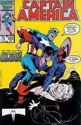 Buy Captain America (1st Series) #325 FN; Marvel | Slug - Nomad - We Combine Shippin • 9.48£