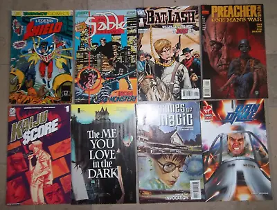 Buy Mixed Lot Of Comics All #1's Dan Dare Bat Lash Kaiju Names Of Magic Preacher • 6.95£