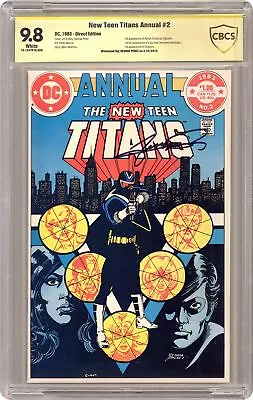 Buy New Teen Titans Annual #2 CBCS 9.8 SS Perez 1983 19-1247D7A-028 1st Vigilante • 254.19£