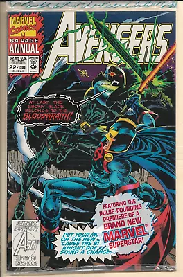 Buy Avengers Annual #22 NM- (1993) Black Knight Cover. Sealed In Polybag With Card • 5.53£