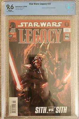 Buy Star Wars: Legacy #27 Newsstand CBCS 9.6 (Not CGC 9.6) 1st Darth Wyyrlok KEY! • 60.86£