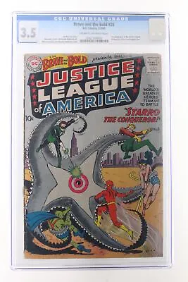 Buy Brave And The Bold #28 - D.C. Comics 1960 CGC 3.5 1st App Of The Justice League • 2,370.10£