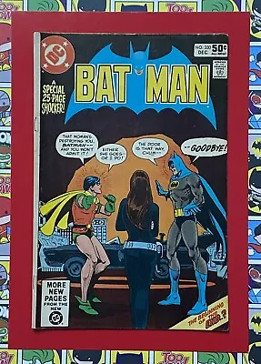 Buy Batman #330 - Dec 1980 - Talia Al Ghul Appearance - Vg/fn (5.0) Cents Copy! • 5.99£