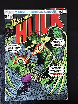 Buy The Incredible Hulk #168 (1973)- 1st Appearance Harpy Marvel HOT Immortal  • 36.77£