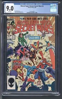 Buy Marvel Super Heroes Secret Wars #5 Cgc 9.0 • 36.37£