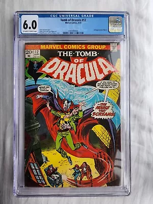 Buy TOMB OF DRACULA #12 CGC 6.0 Key 2nd Appearance Of BLADE - Marvel 1973 • 145£