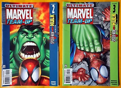 Buy Ultimate Marvel Team-Up #2-3 Spider-Man & Hulk (FN/VF) • 4£