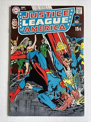 Buy Justice League Of America 74 F+ 1969 DC Comics Adams • 47.31£