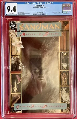 Buy Sandman #1 (1989) 1st Appearance Morpheus/Dream  CGC 9.4 Neil Gaiman DC/Vertigo • 249.95£