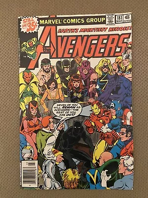 Buy AVENGERS #181 - 1st Appearance SCOTT LANG (later Becomes Ant-Man) Marvel 1979 • 27.66£