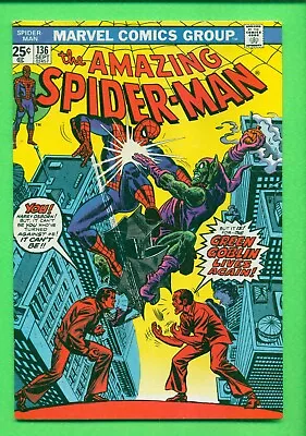 Buy Amazing Spider-man # 136 Sep 1974 Green Goblin  Item: 23-2249 • 158.11£