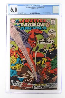 Buy Justice League Of America #64 - D.C. Comics 1968 CGC 6.0 Origin And 1st Appearan • 70.45£