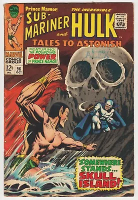 Buy Tales To Astonish #96 Marvel 1967 High Evolutionary Hulk Namor Vs Plunderer-c Fn • 27.98£