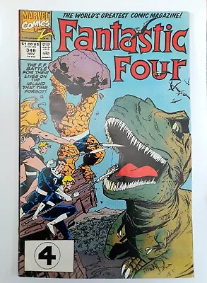 Buy 1990 Fantastic Four 346 VF.Simonson Cover.First App.TIME VARIANCE.Marvel Comics • 17.13£