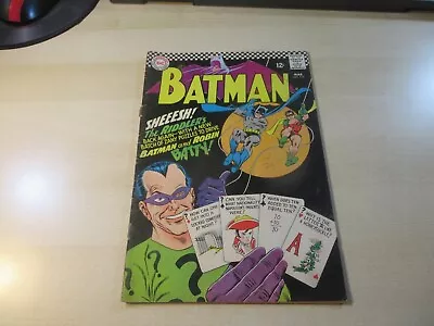 Buy Batman #179 Key Dc 2nd Silver Age Appearance Of The Riddler Nice Book! • 158.89£