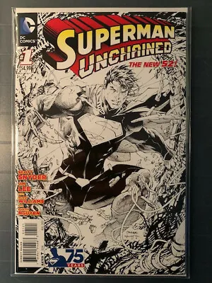 Buy Superman Unchained 2013 #1 NM+ Jim Lee 1:300 Sketch Variant! CGC Candidate! • 47.97£