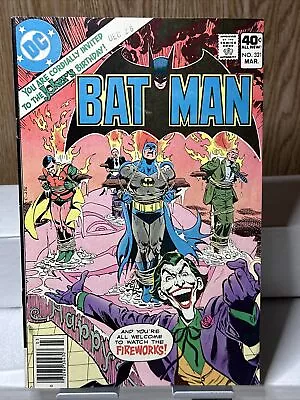 Buy Batman #321 Classic Story! Dreadful Birthday Dear Joker! Len Wein 1980 DC Comics • 18.97£